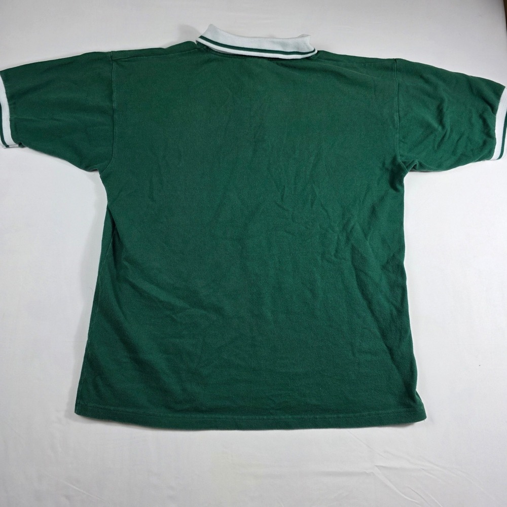 Vintage Green Bay Packers Polo Shirt Mens Medium NFL Football True Fan Sports - Picture 5 of 7